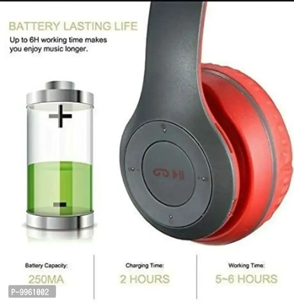 &nbsp;P47 Headphone With Mic For Gaming ,Call Of Duty Cod, Pubg Bluetooth Headset&nbsp;&nbsp;(White, On The Ear)