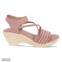Classy Peach Sandal For Women - 38