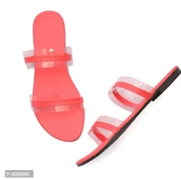 Stylish Synthetic Leather Flats For Women - 39