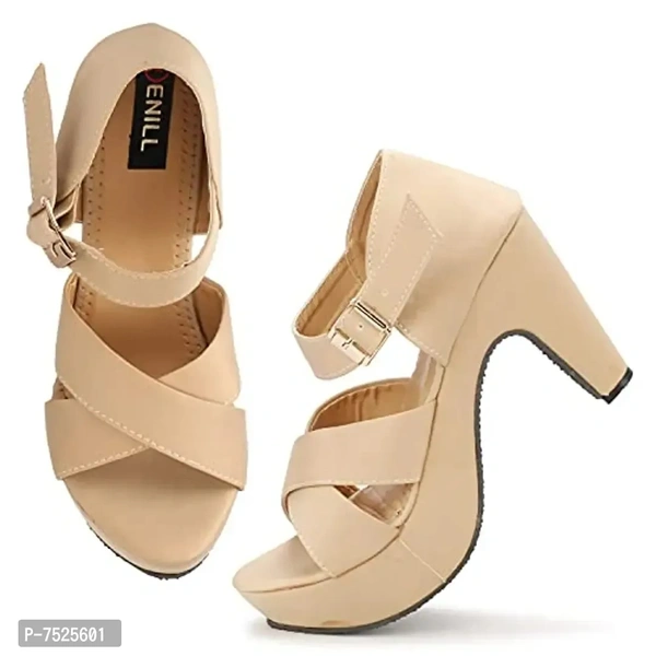 Denill Women's Beige Fashion Sandal Shoes - 7 UK - 7