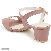 Maango Sitar Women's & Girl's Hell Sandal Baby Pink (numeric_7) - 7