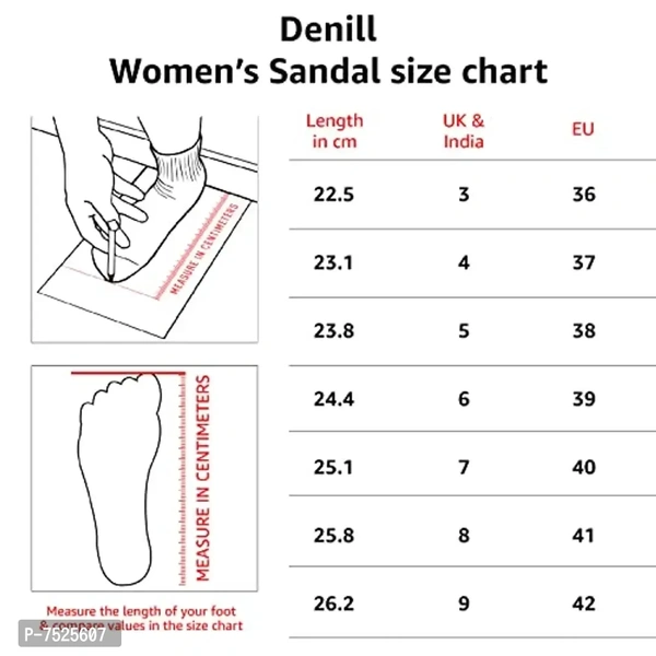 Denill Women's Comfortable Wedge Heel Fashion Sandal - 4