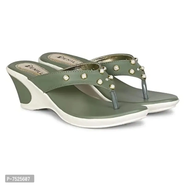 Denill Women's Comfortable Wedge Heel Fashion Sandal - 5