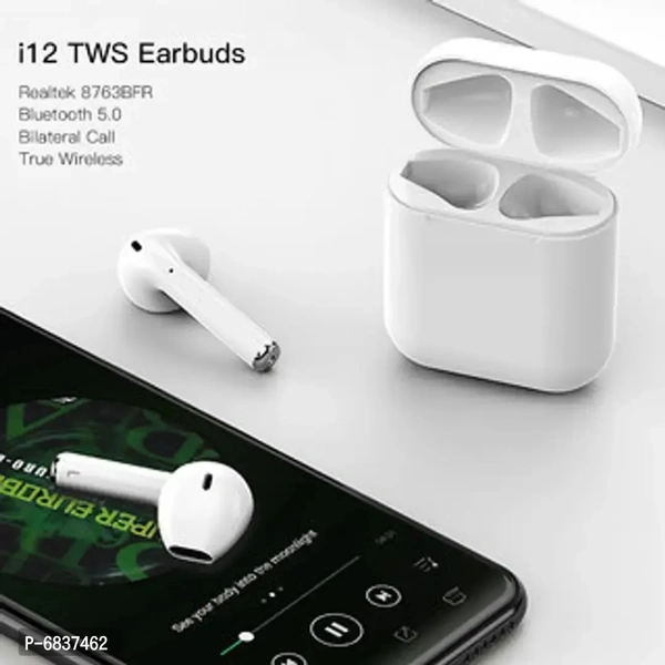TWS i12 Earpods Big Bass Clear Voice Calling Low Price Earbuds Bluetooth Wireless Earbuds Bluetooth Headset