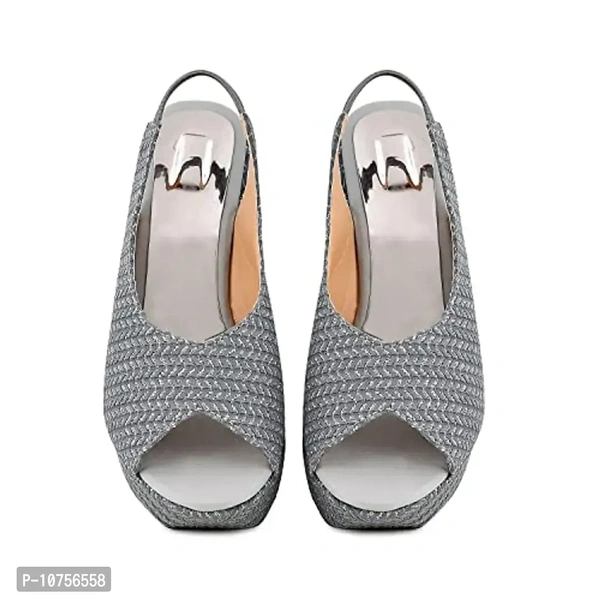 Attractive Women Stylish High Heel Pull-on Sandals - 8