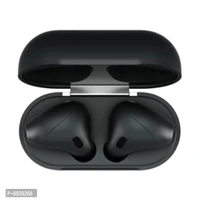 True Wireless Bluetooth Airpods With Mic Black IN Pods Long Battery Life Clear Voice Calling Bluetooth Headset