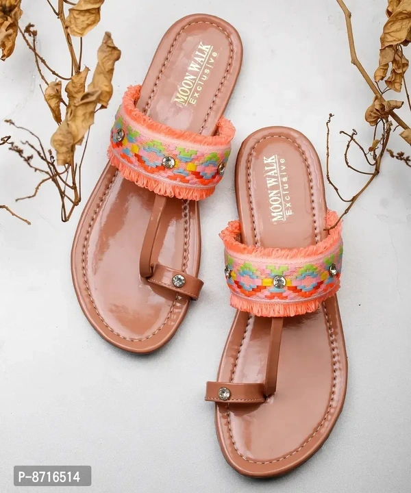 Stylish Fancy Pink Synthetic Solid Flat Ballerinas For Women - 36