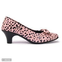 Stylish Fancy Synthetic Heel Dots Design Bellerinas For Women And Girls - 41