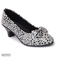Stylish Fancy Synthetic Heel Dots Design Bellerinas For Women And Girls - 38