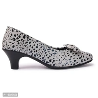 Stylish Fancy Synthetic Heel Dots Design Bellerinas For Women And Girls - 39