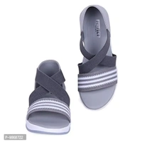 perfect step Stylish Flotter Striped Design sandals for Women's/Girls - 6