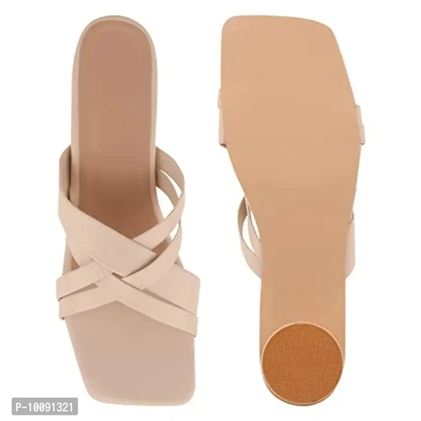 PINKTOES Block Slip On Sandal For Women And Girls - 3
