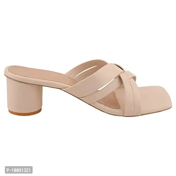 PINKTOES Block Slip On Sandal For Women And Girls - 4