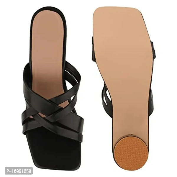 PINKTOES Block Slip On Sandal For Women And Girls - 8