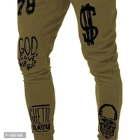 JUGULAR Men's Slim Fit Cotton Track Pant (1JG-JOG-78_Black_78) - M