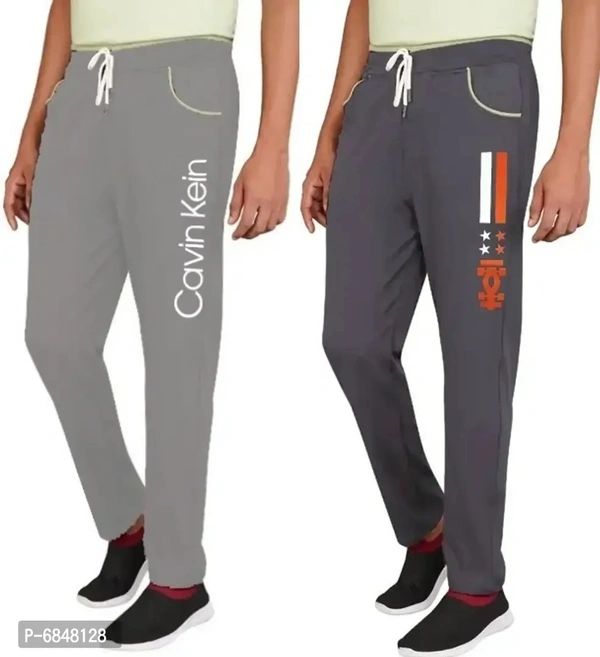 Men Cotton Blend Streachable Trackpant Combo Pack Of 2 - 30