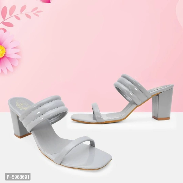 Trendy Patent Leather Heels for Women - 39