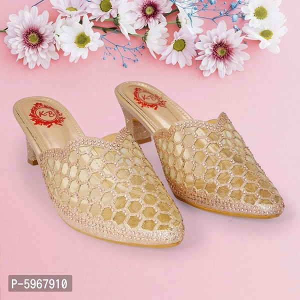 Stylish Synthetic Heel for Women - 38