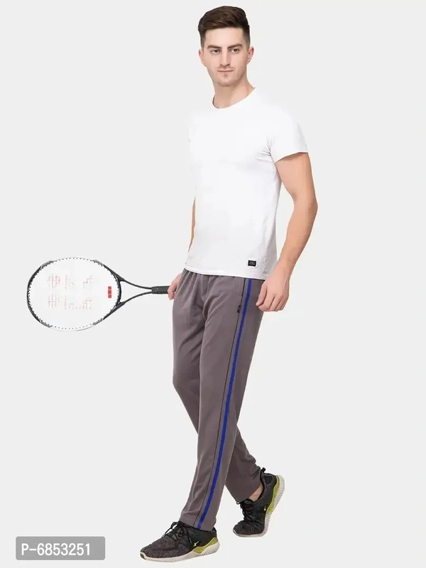 Stylish Trendy Polyester Blend Solid Trackpants For Men Pack Of 2 - M