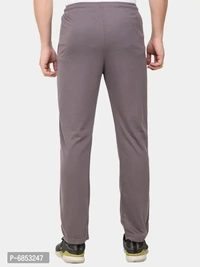 Stylish Trendy Polyester Blend Solid Trackpants For Men Pack Of 2 - L