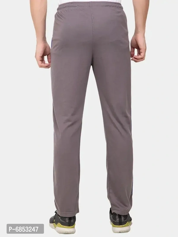 Stylish Trendy Polyester Blend Solid Trackpants For Men Pack Of 2 - L