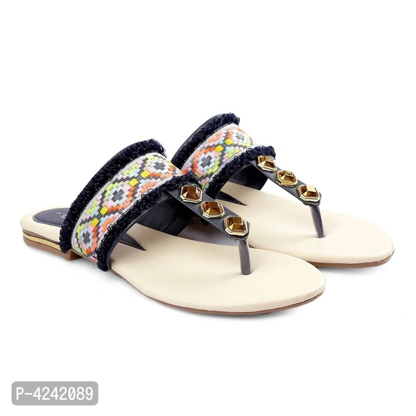 Blue Slipper For Women - 6