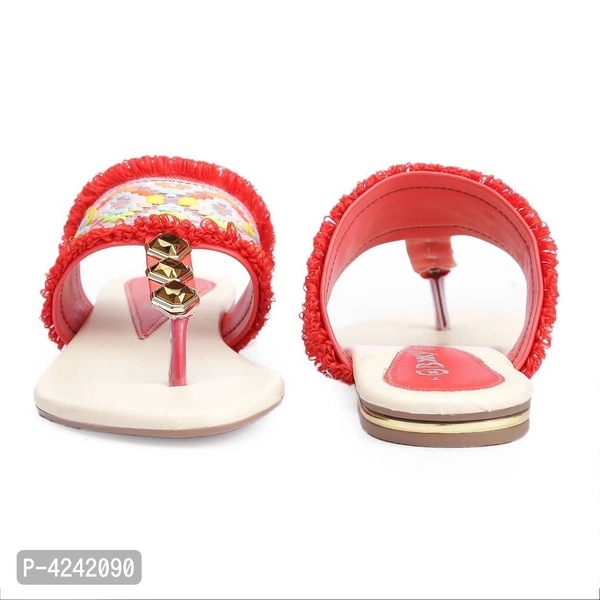 Red Slipper For Women - 8