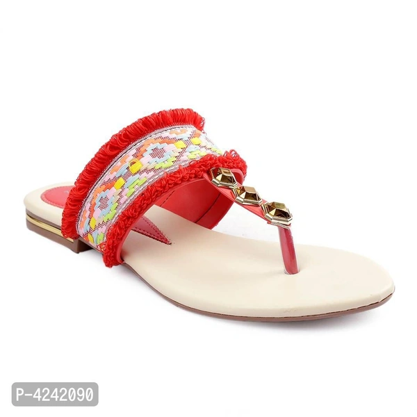 Red Slipper For Women - 10