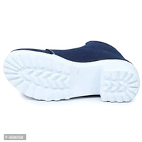 HimQuen Fashion Casual Outdoor High Heel Ankle Boot for Women's & Girl's Size 40 - Navy Blue - 6