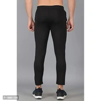 MGrandbear Men's Stretchable Solid Regular Fit Track Pant for Men Pack of 2 (30, Navy- Black) - 34