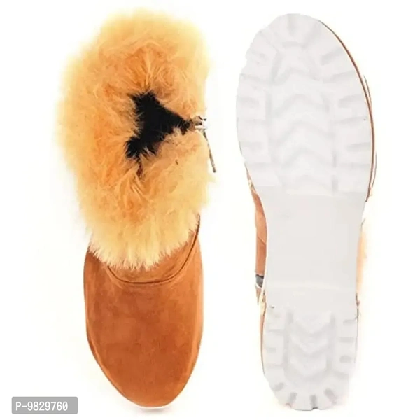 AASHEEZ Women's Latest Collections of Boots (AC-JD-005-Tan-38) - 3