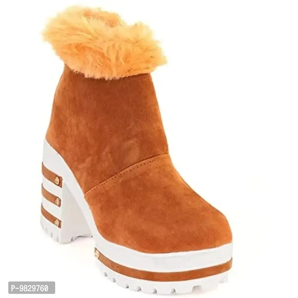 AASHEEZ Women's Latest Collections of Boots (AC-JD-005-Tan-38) - 3