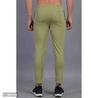MGrandbear Men's Stretchable Solid Regular Fit Track Pant for Men Pack of 2 (28, Black-Light Green) - 32