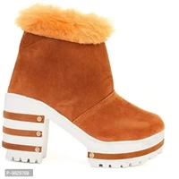 AASHEEZ Women's Latest Collections of Boots (AC-JD-005-Tan-38) - 6