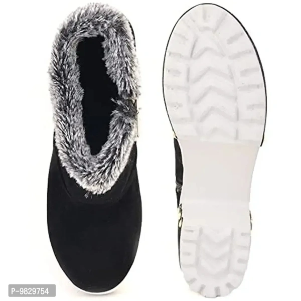 AASHEEZ Women's Latest Collections of Boots (AC-JD-005-Black-37) - 6