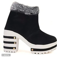 AASHEEZ Women's Latest Collections of Boots (AC-JD-005-Black-37) - 6