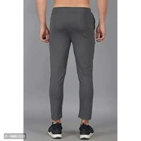 MGrandbear Men's Stretchable Solid Regular Fit Track Pant for Men Pack of 2 (28, Black-Dark Grey) - 30