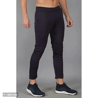 MGrandbear Men's Stretchable Solid Regular Fit Track Pant for Men Pack of 2 (32, Navy-Dark Grey) - 28