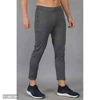 MGrandbear Men's Stretchable Solid Regular Fit Track Pant for Men Pack of 2 (32, Navy-Dark Grey) - 34