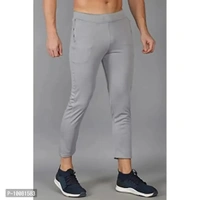 MGrandbear Men's Stretchable Solid Regular Fit Track Pant for Men Pack of 2 (30, Dark Grey-Grey) - 30