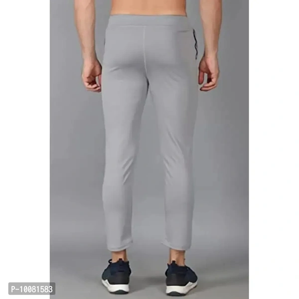 MGrandbear Men's Stretchable Solid Regular Fit Track Pant for Men Pack of 2 (30, Dark Grey-Grey) - 36