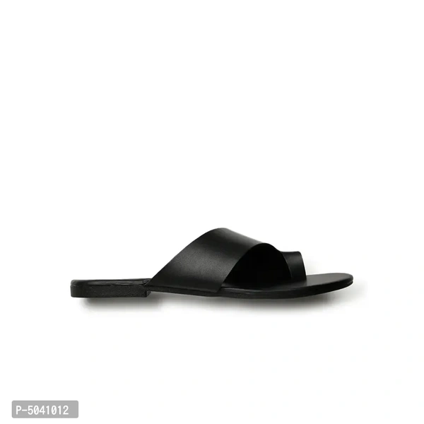 Women Stylish Black Bae Flats - 37