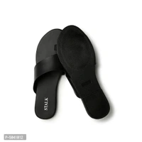 Women Stylish Black Bae Flats - 38