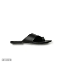 Women Stylish Black Bae Flats - 39
