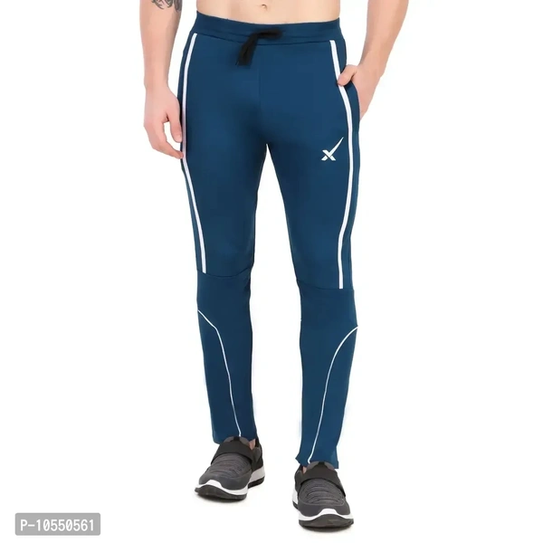 Stylish Cotton Lycra Streachable Regular Track Pants For Men - 34