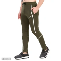 Stylish Cotton Lycra Streachable Regular Track Pants For Men - 34