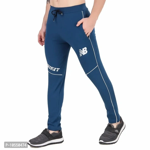 Stylish Cotton Lycra Streachable Regular Track Pants For Men - 32