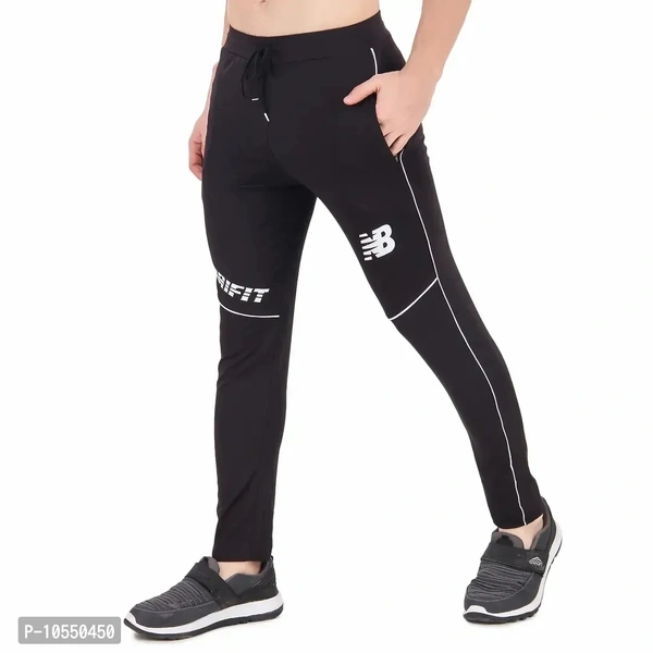 Stylish Cotton Lycra Streachable Regular Track Pants For Men - 34