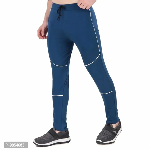 Stylish Drifit Cotton Lycra Blend Full Streachable Regular Track Pants For Men - 34