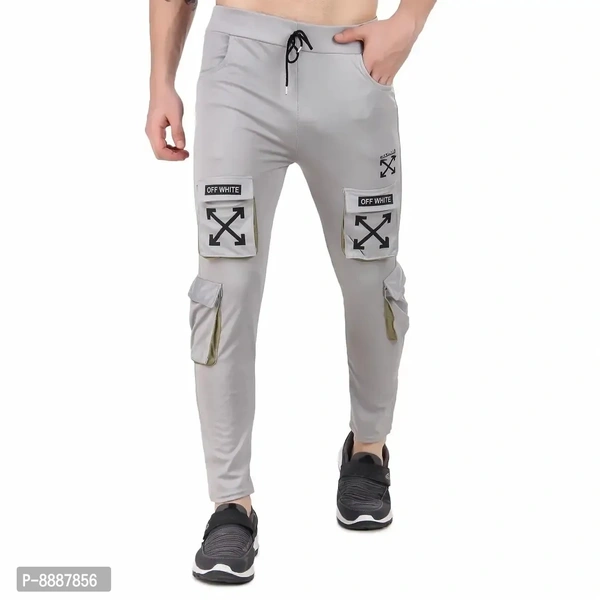 Men Trendy Cotton Drifit Lycra 4Way Trackpant - 30